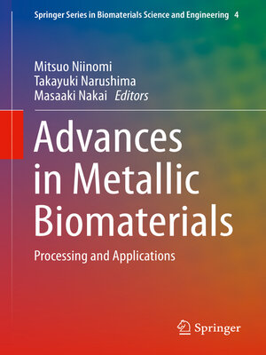 cover image of Advances in Metallic Biomaterials